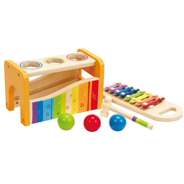 Hape Pound & Tap Bench - Musical Toy w/ Xylophone For Toddlers
