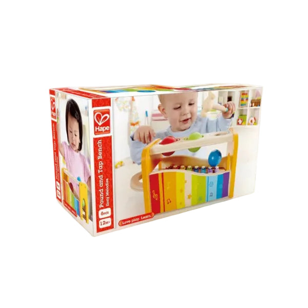 Hape Pound & Tap Bench - Musical Toy w/ Xylophone For Toddlers