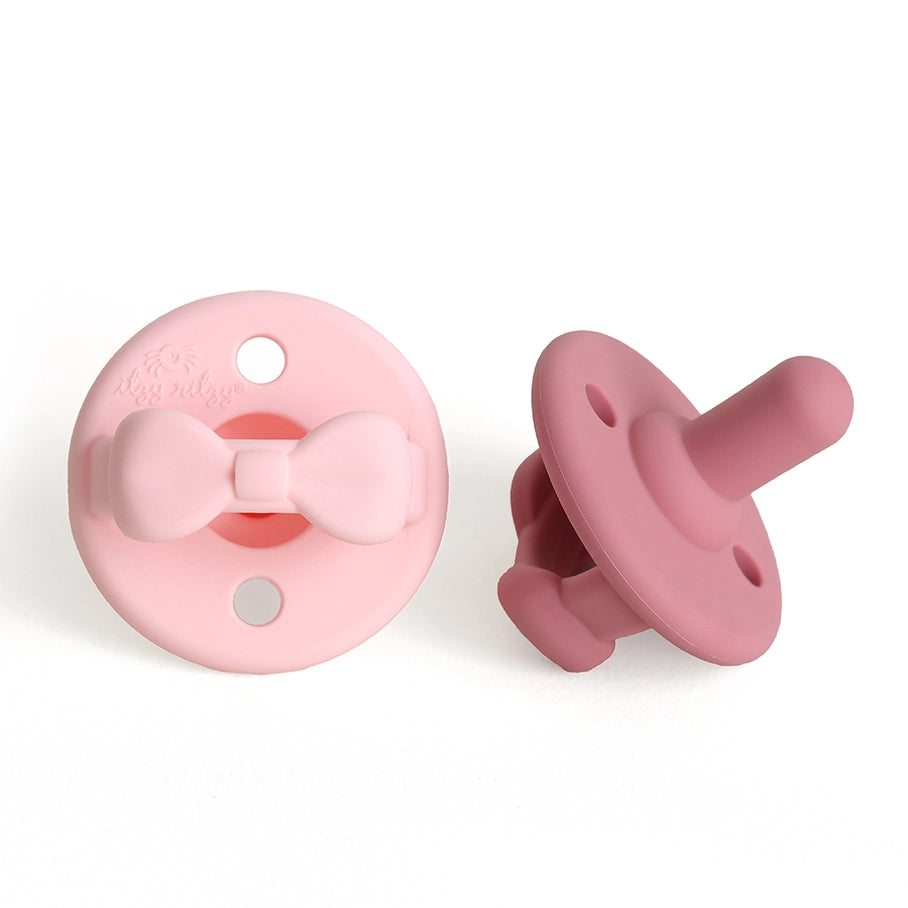 Sweetie Soother™ Pacifier Set - Pink Bows