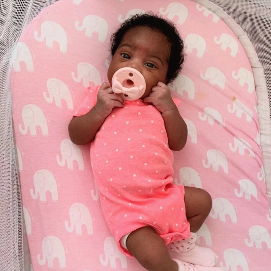 Sweetie Soother™ Pacifier Set - Pink Bows