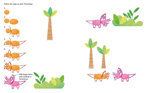 Fingerprint Activities Dinosaurs : Usborne