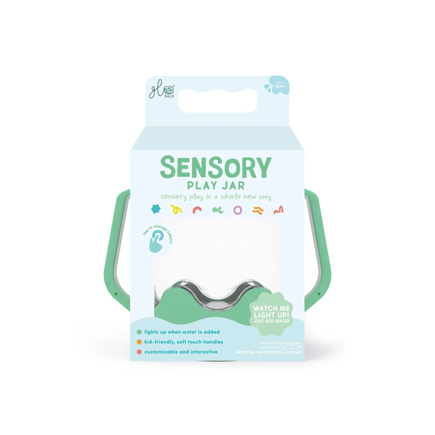 Teal Sensory Play Jar