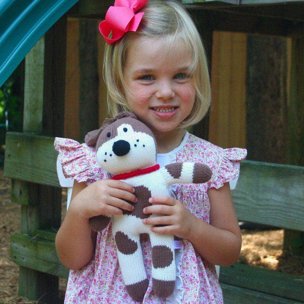 Mr. Woofers the Hand-Knit Dog Doll 5"