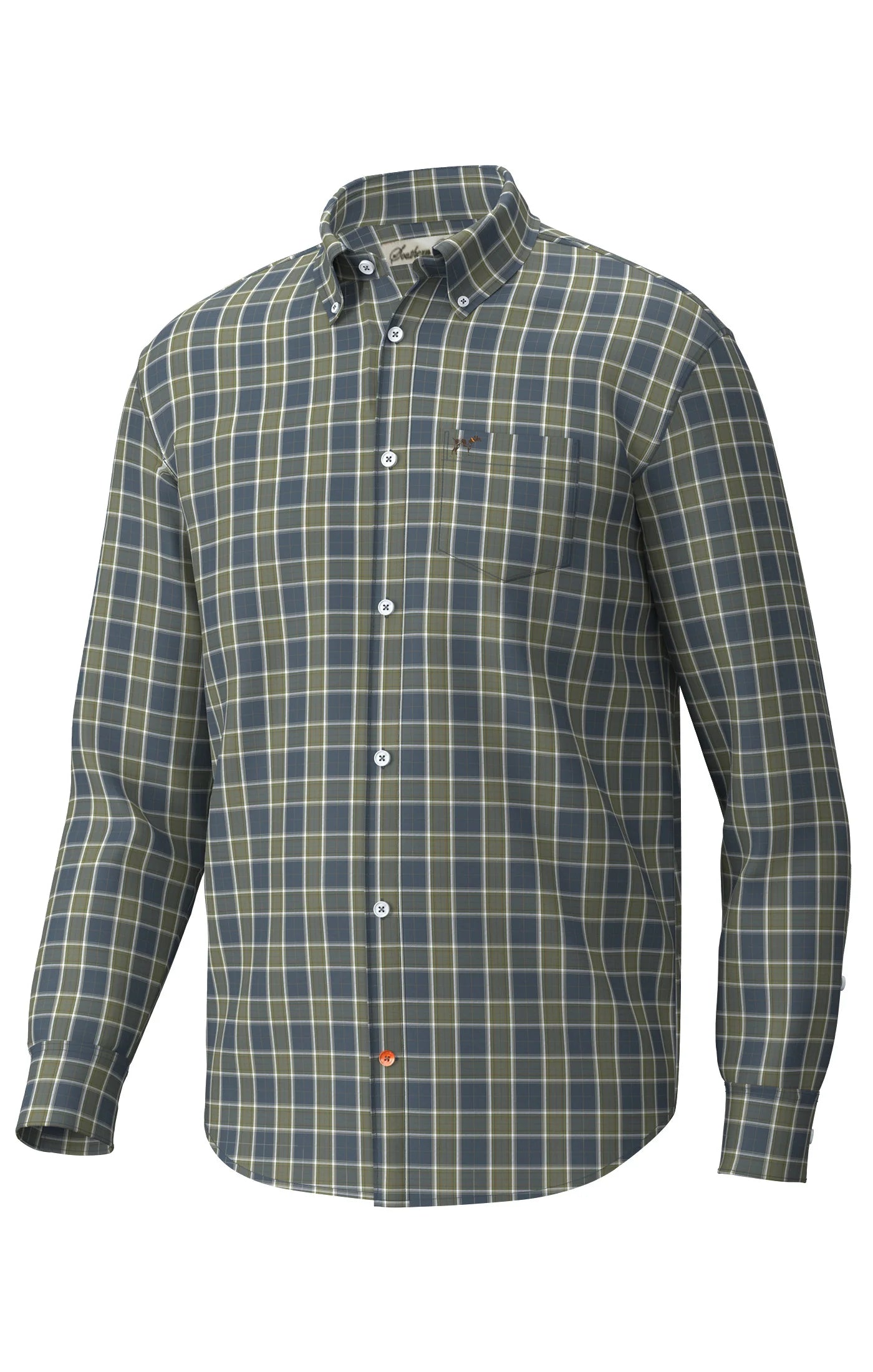 Youth Hadley Stretch Button Down Edison Plaid