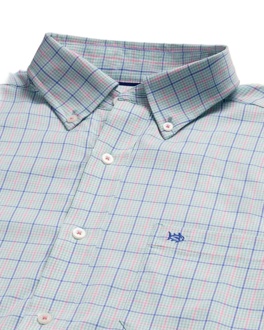 Coastal Breeze Edisto Island Plaid Sport Shirt - Gulf Shore