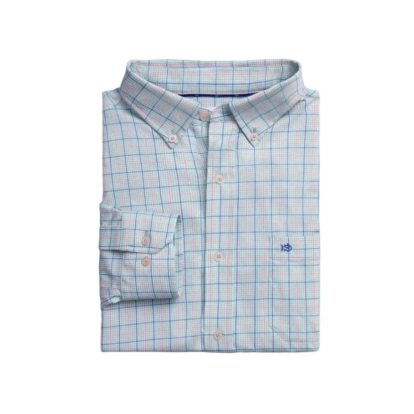 Coastal Breeze Edisto Island Plaid Sport Shirt - Gulf Shore