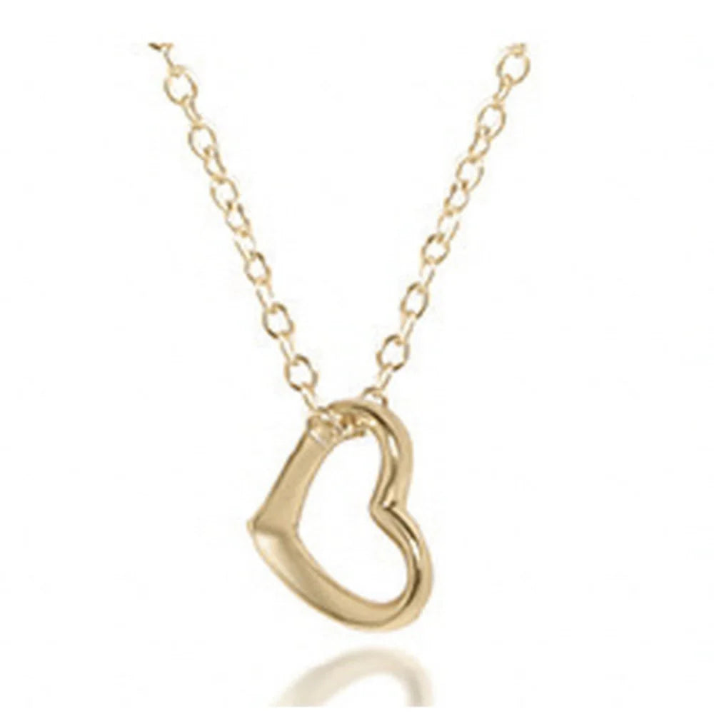 egirl 14" Necklace Gold - Love Small Gold Charm