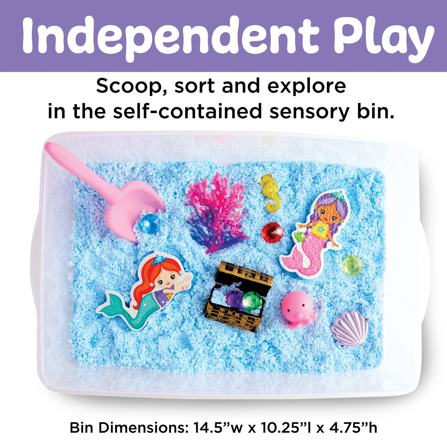 Sensory Bin Mermaid Activity Bin