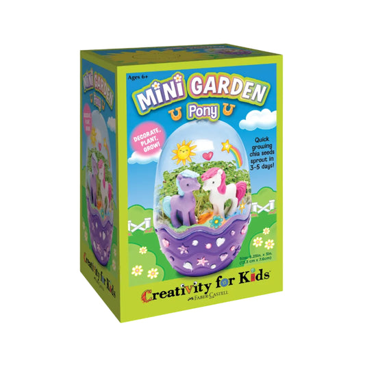 Grow a Mini Garden - Pony - DIY Craft Kit for Kids