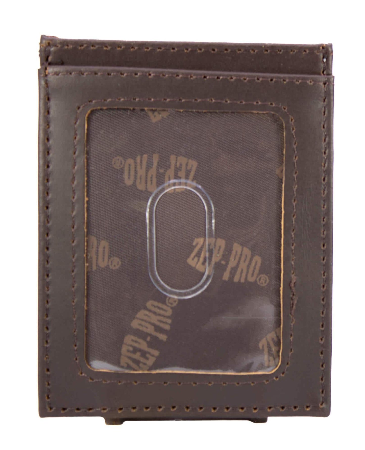 Shotshell Men's Magnetic Front Pocket Old School Camo Leather Wallet