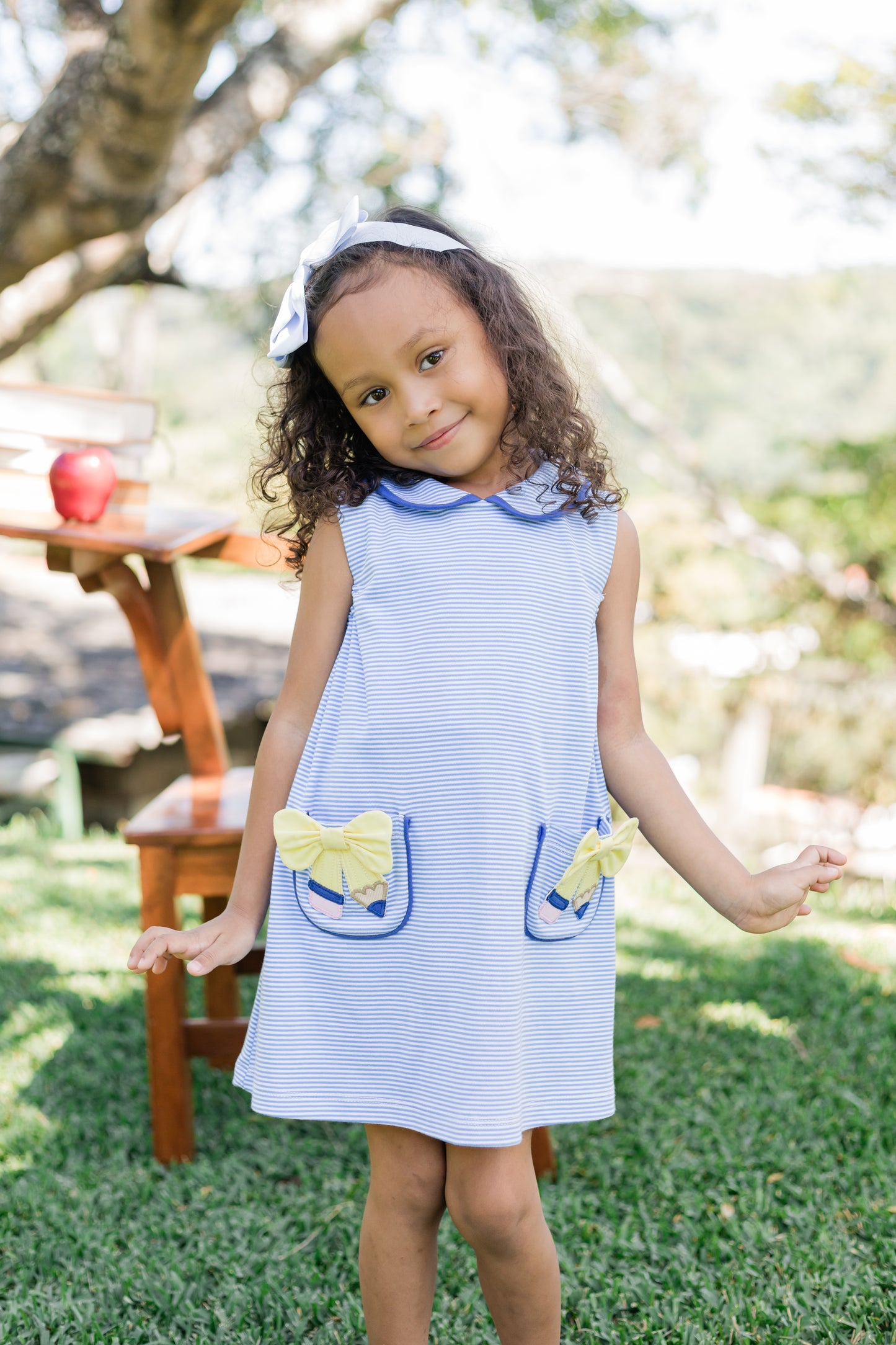 Pencil Sarah Jumper, Periwinkle Bitty Knit