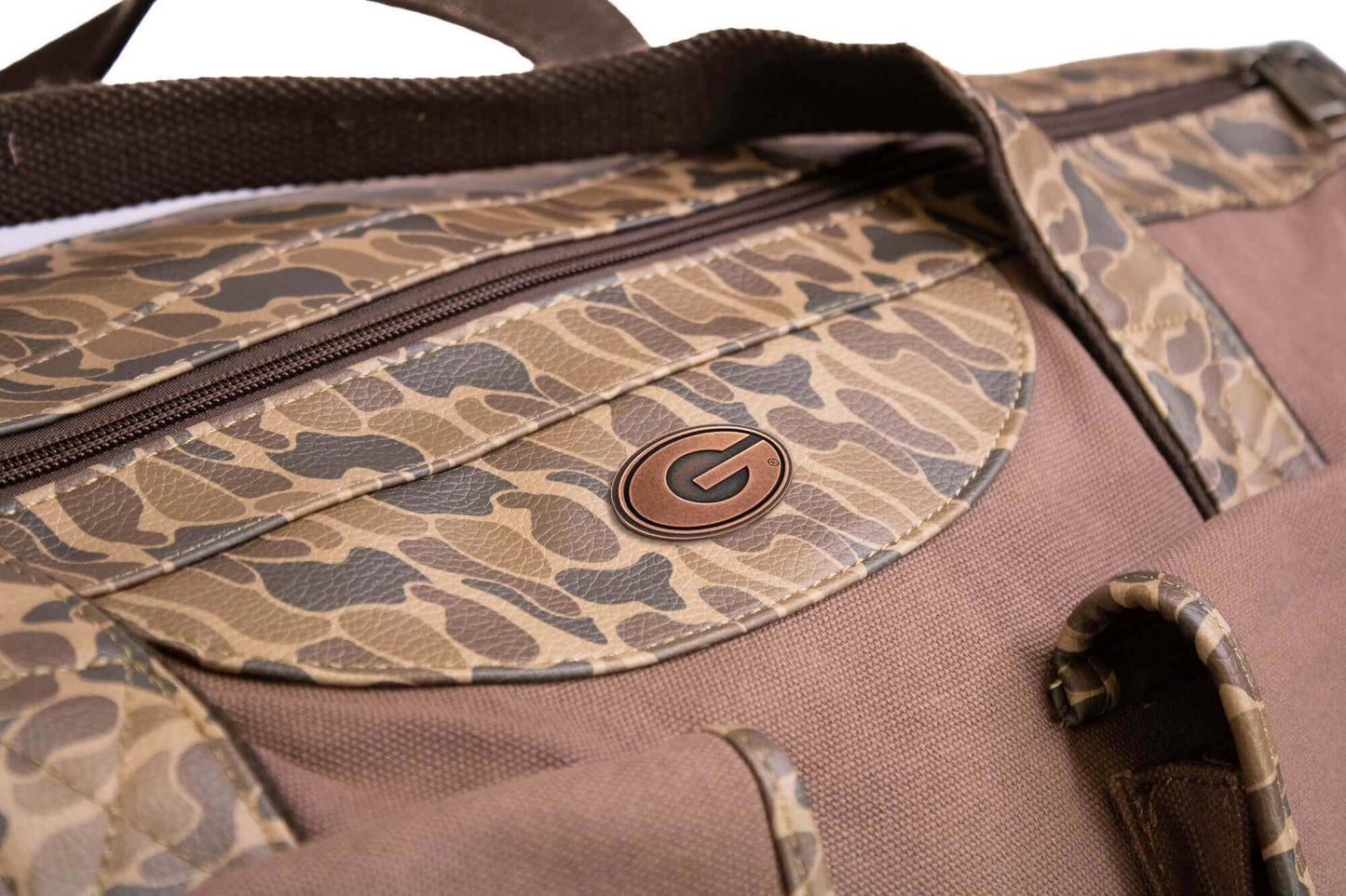 Georgia Bulldogs Camo Canvas Weekender Bag