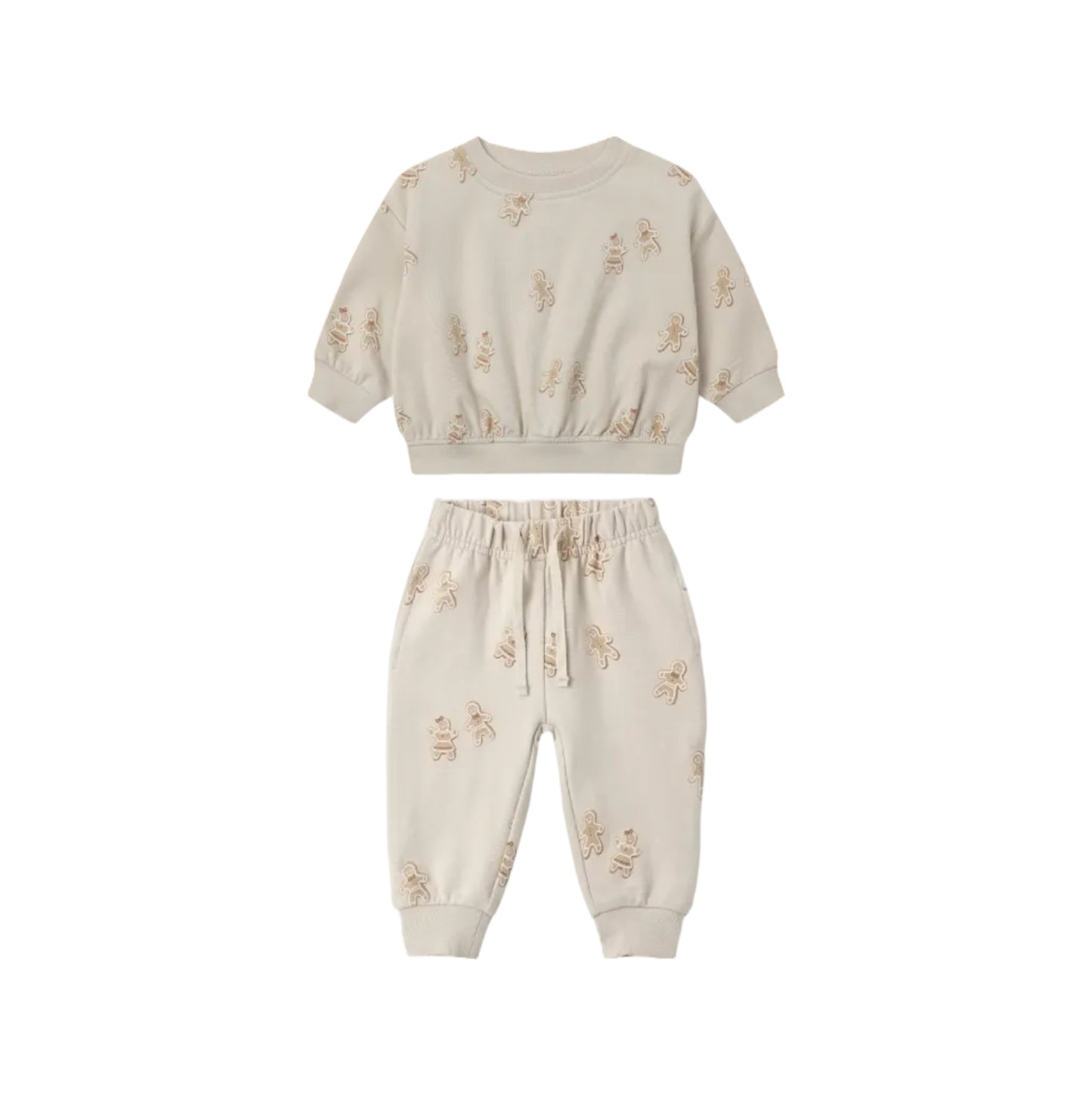 Relaxed Fleece Sweatsuit- Gingerbread