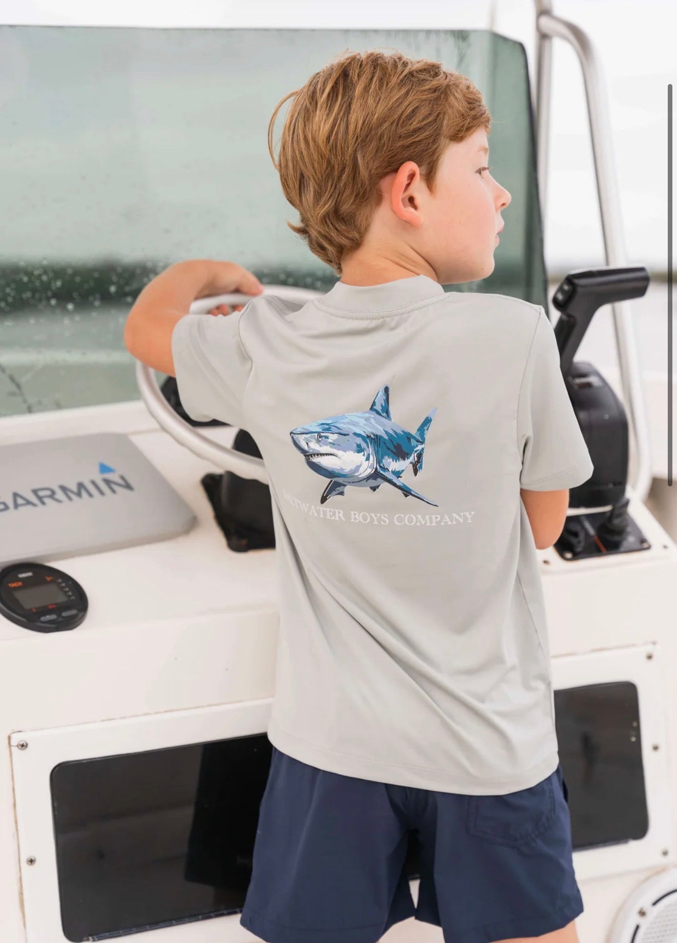 Great White Performance Pocket Tee UPF50+ Grey