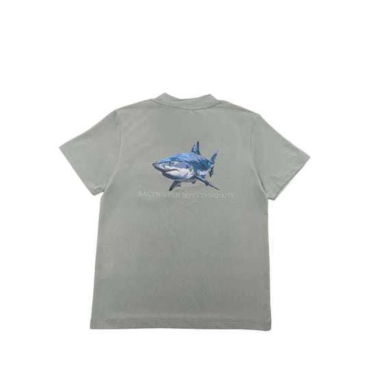 Great White Performance Pocket Tee UPF50+ Grey