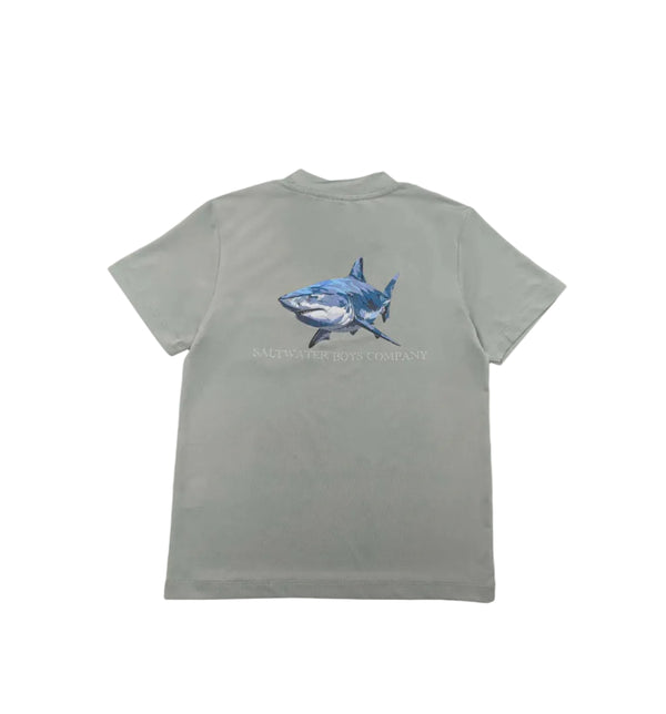 Great White Performance Pocket Tee UPF50+ Grey