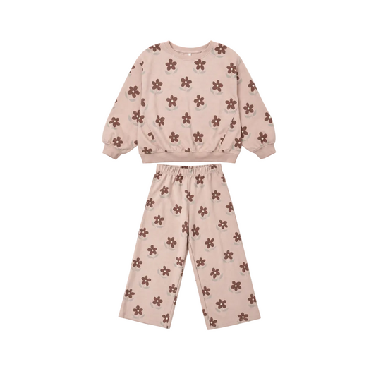 Oversized Sweatshirt and Track Pant Set, Daisy