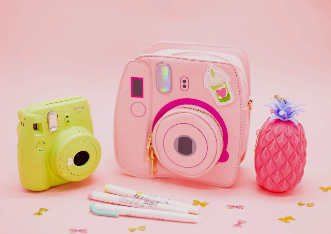 Oh Snap Instant Camera Handbag  - Pretty Pink