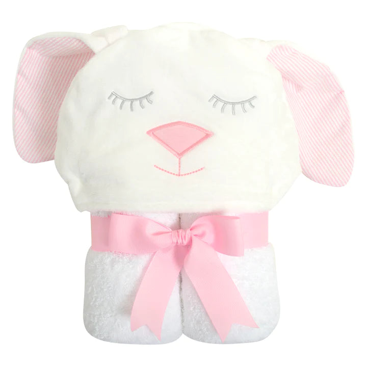 Pink Bunny Character Towel