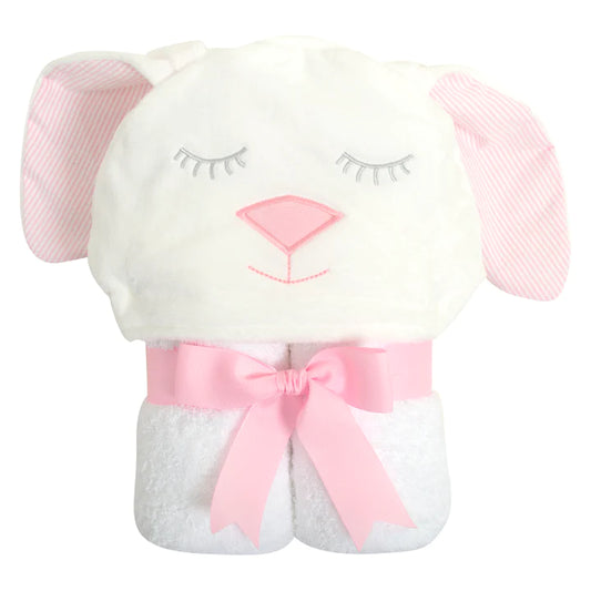 Pink Bunny Character Towel