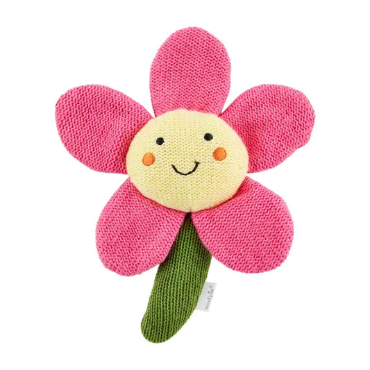 Pink Flower Rattle