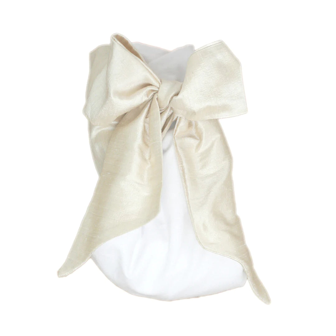 Bow Swaddle - Silk Pearl Strand