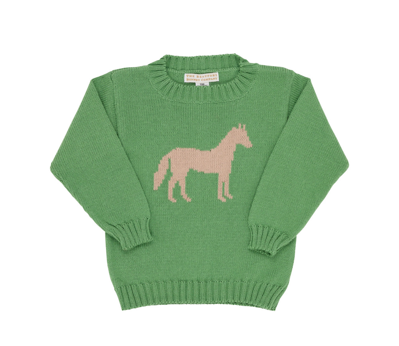 Isaac's Intarsia Sweater Grenada Green/Horse