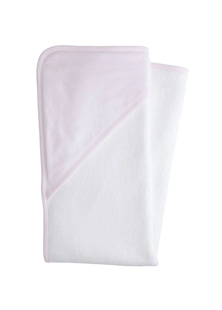 Hooded Towel -Pink Stripe