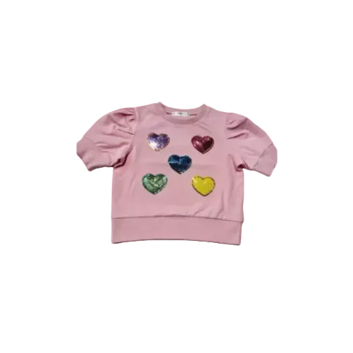 Lily Heart Puff Sleeve