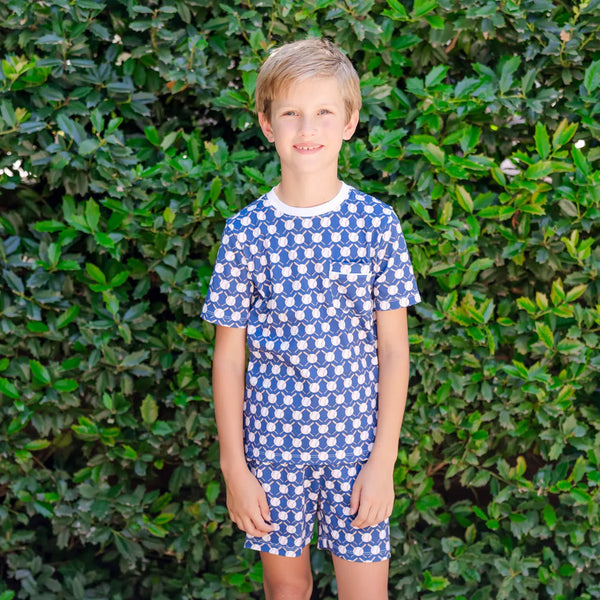 Charles Boys Short Set - Up At Bat Baseball