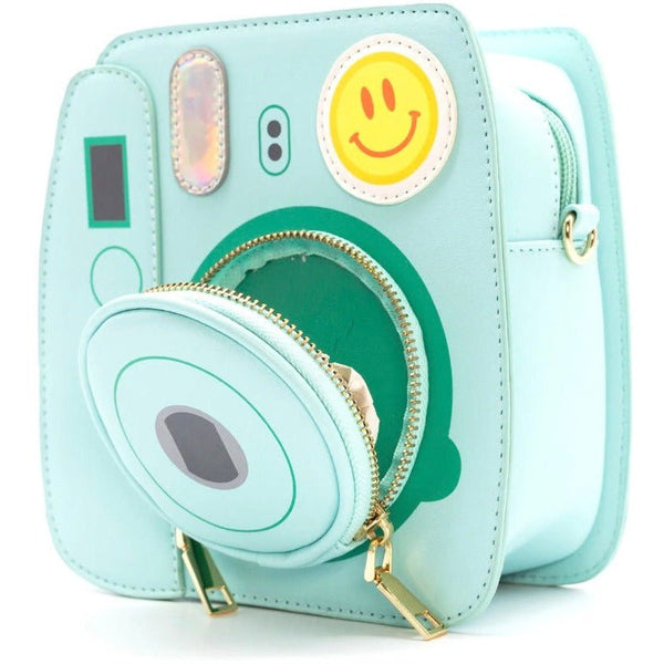 Oh Snap Instant Camera Handbag  - Minty Blue