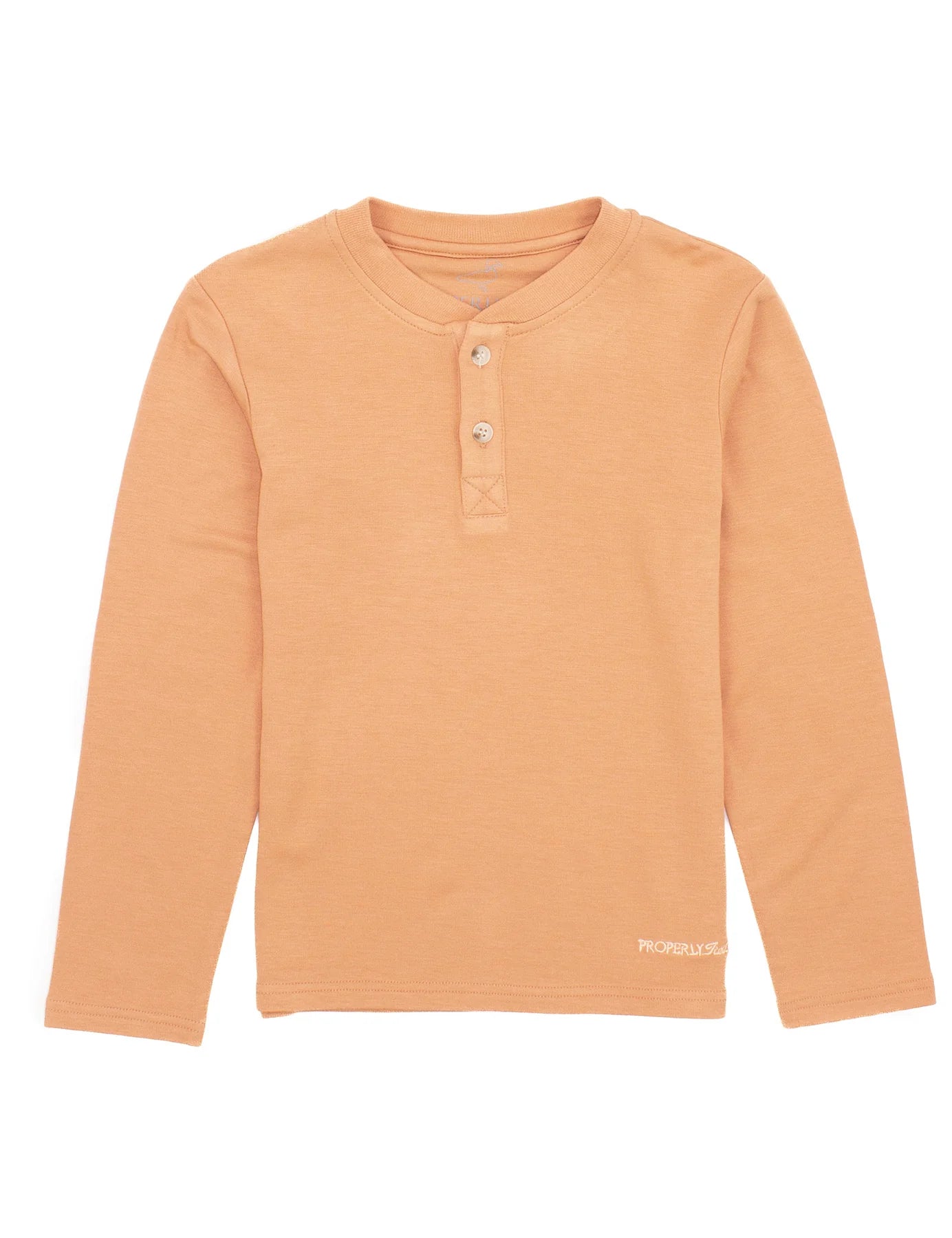 LD Shoreline Henley Long Sleeve Sandstone