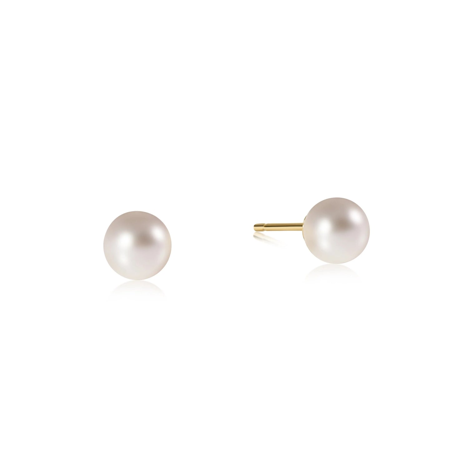 classic 6mm ball stud - pearl