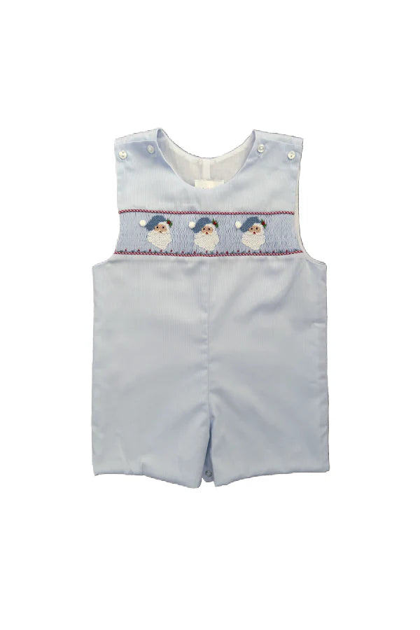 Pete Blue with Red Smocking Santa Shortall