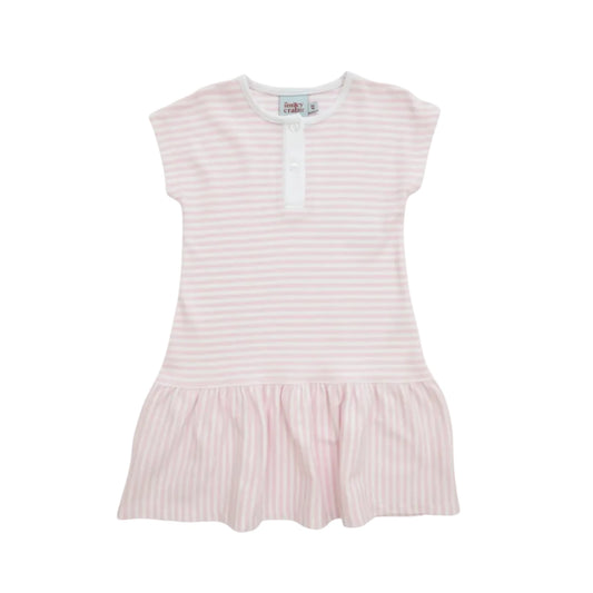 Pink Stripe Knit Dress