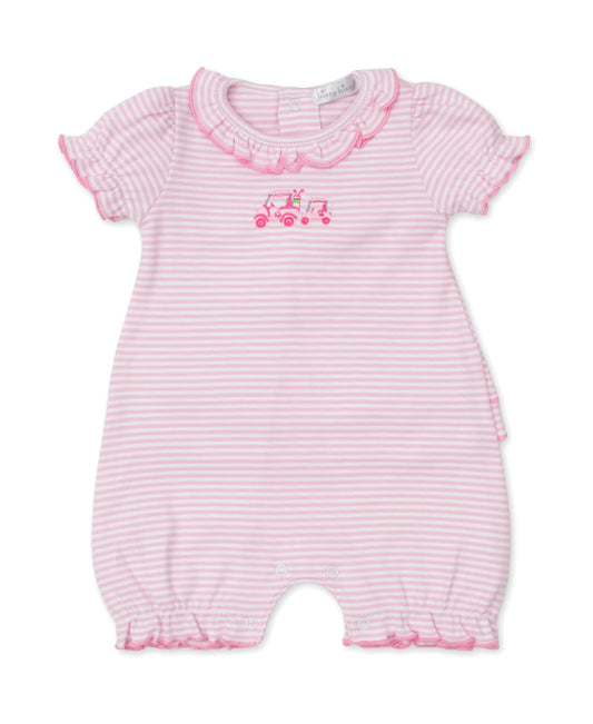 Hole in One-Short Playsuit Stripe Pink