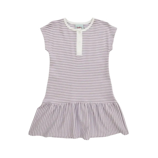 Purple Stripe Knit Dress