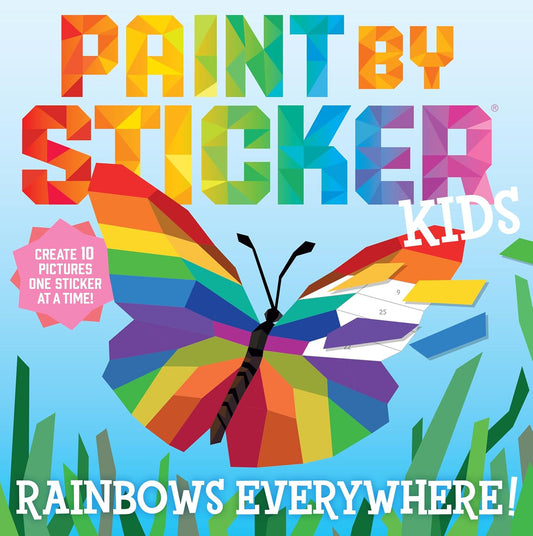 Paint By Sticker Kids Rainbows Everywhere!