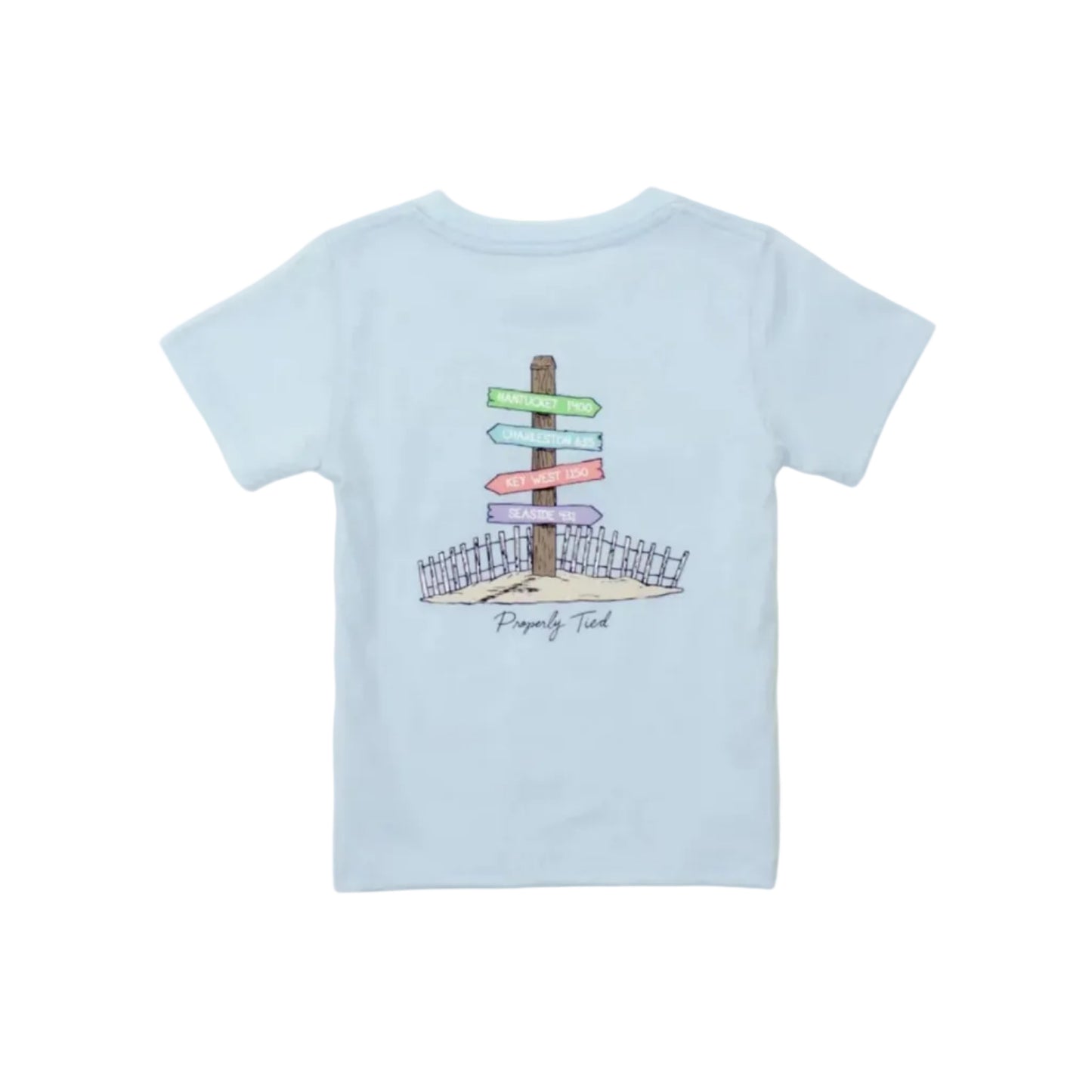 Girls Beach Trip SS -Periwinkle