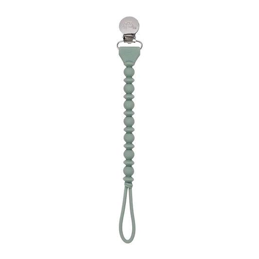 Sweetie Strap™ Silicone One-Piece Pacifier Clips Succulent Beaded