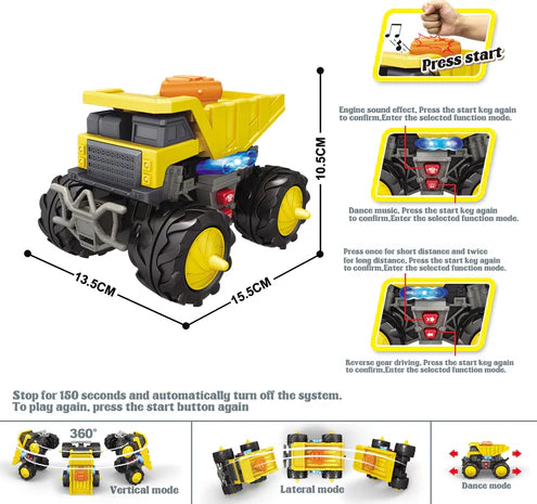 Big Dump Truck with Lights and Sounds