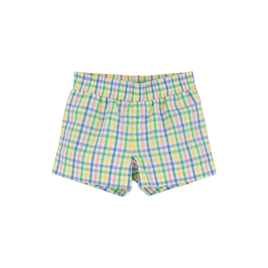 Sheffield Shorts- Primland Plaid/Barbados Blue