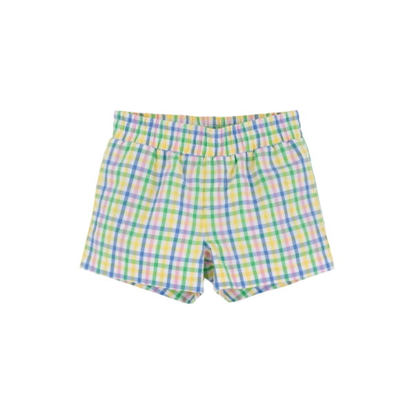Sheffield Shorts- Primland Plaid/Barbados Blue