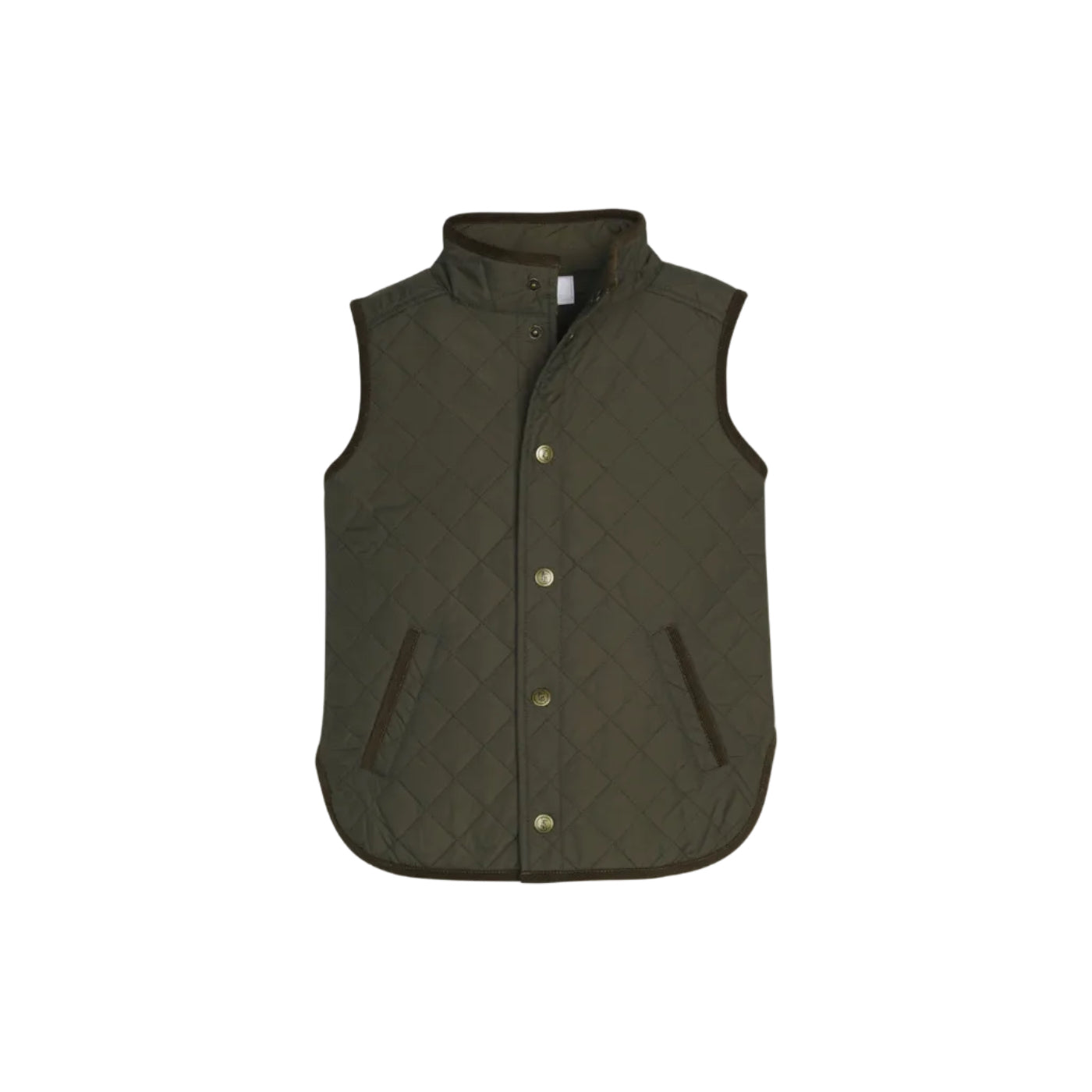 Classic Quilted Vest - Olive
