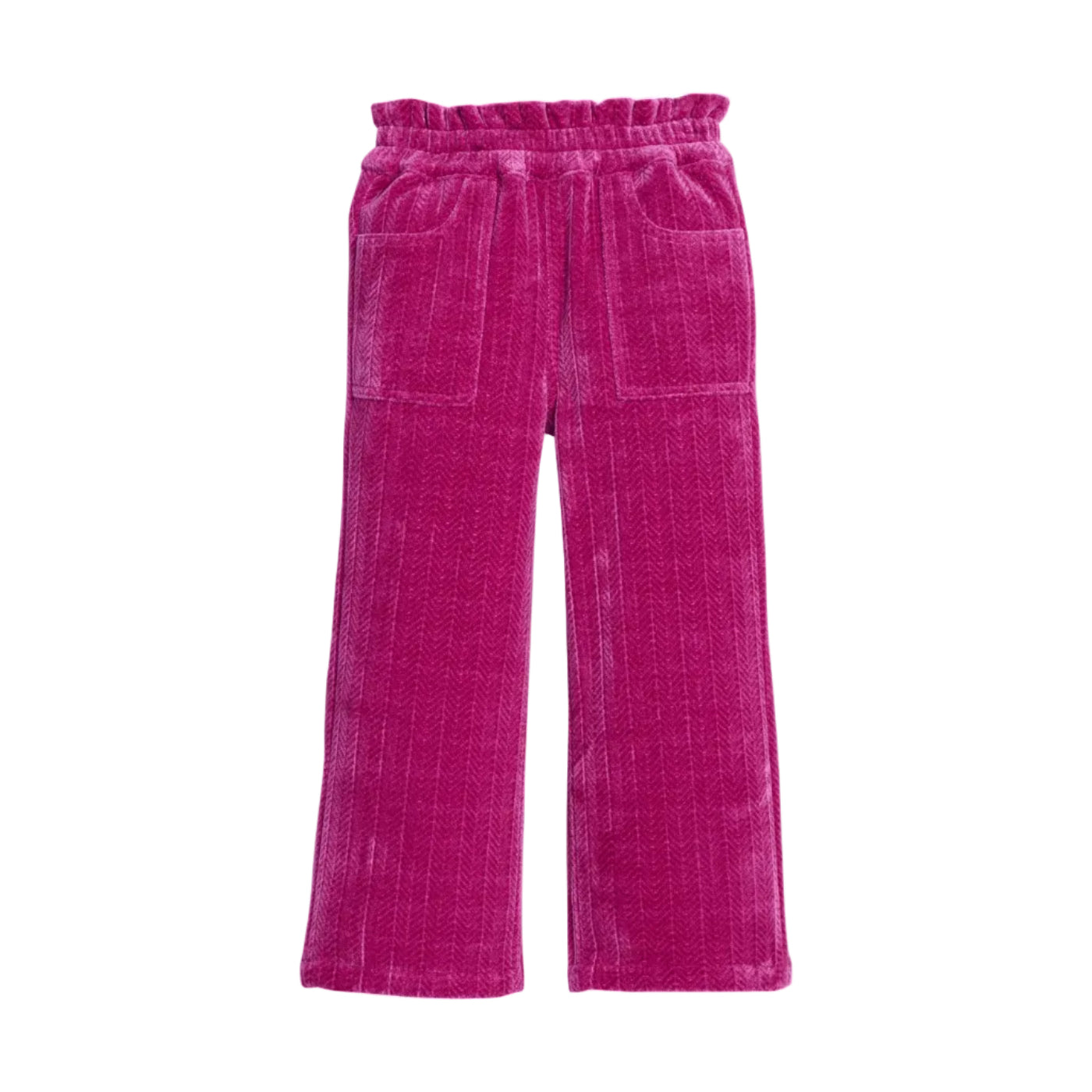 Chelsea Pant- Fuchsia Herringbone Corduroy