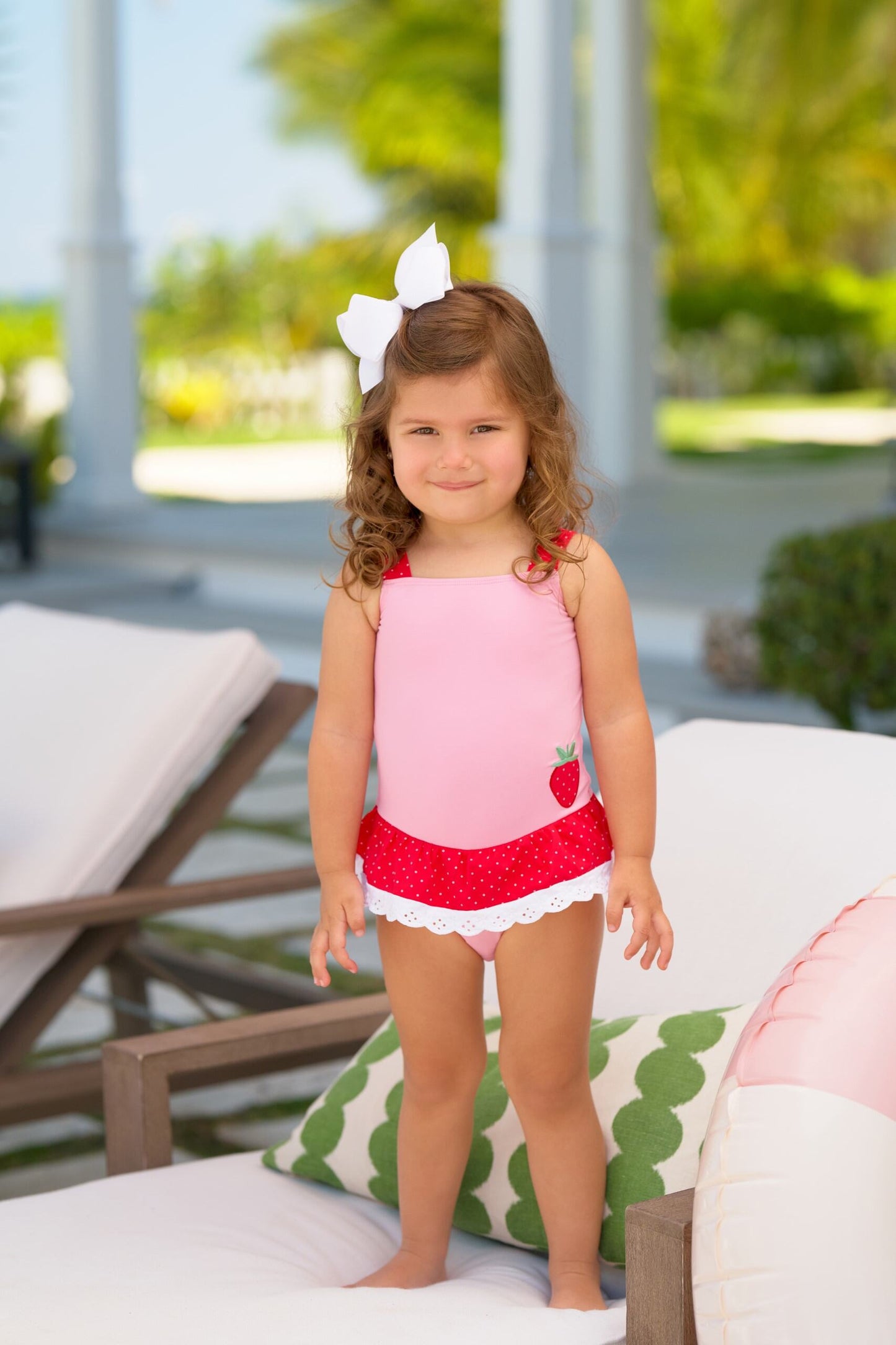 Grace Bay Bathing Suit- Hamptons Hot Pink/Richmond Red/Strawberry