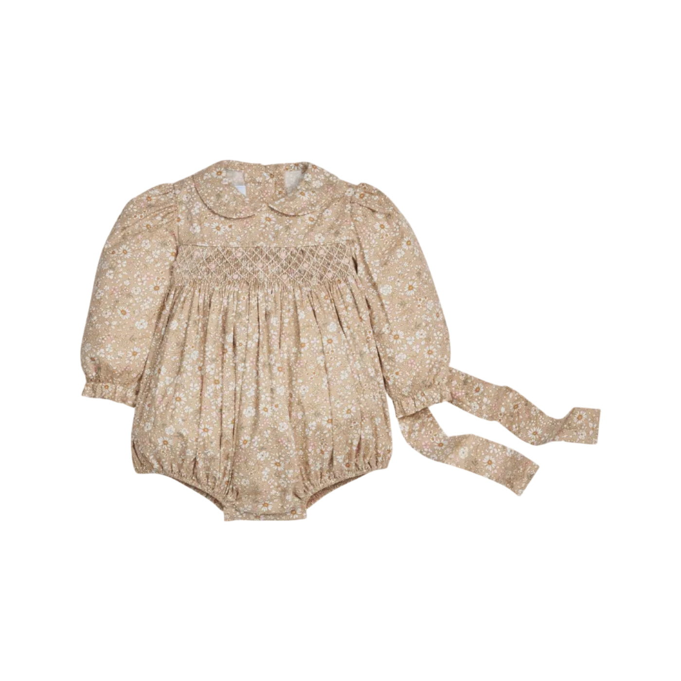 Smocked Charlotte Bubble- Camden Floral