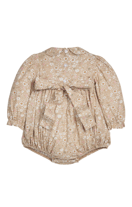 Smocked Charlotte Bubble- Camden Floral