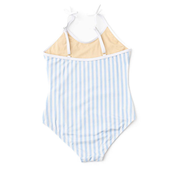 Americana Girls Sequin Striped One Piece Swimsuit