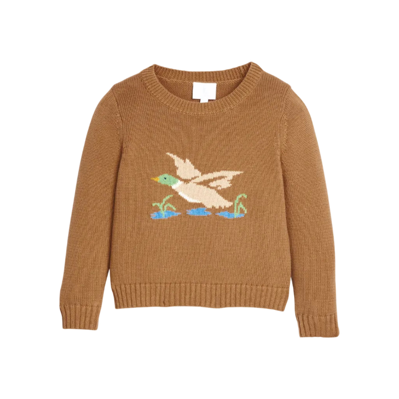 Intarsia Sweater- Flying Mallard